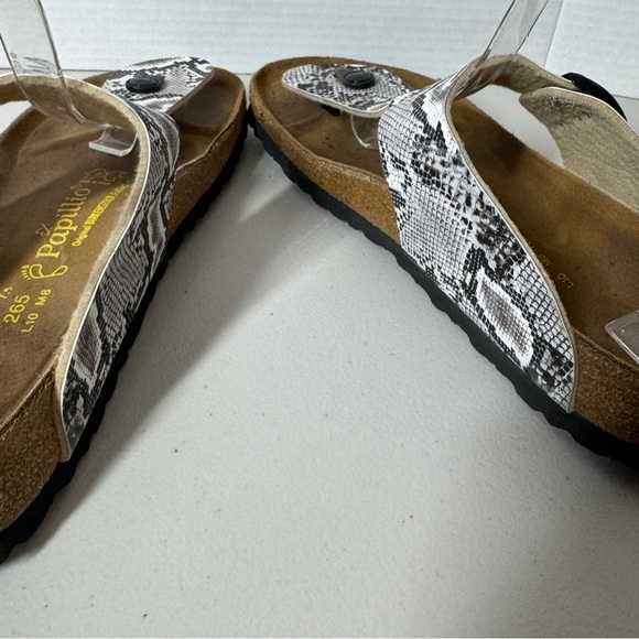 Papillio Birkenstock Snake Print Sandals Comfort Summer Shoes Size 41 - Picture 10 of 16